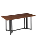 Open Brown Drop Leaf Table W1686
