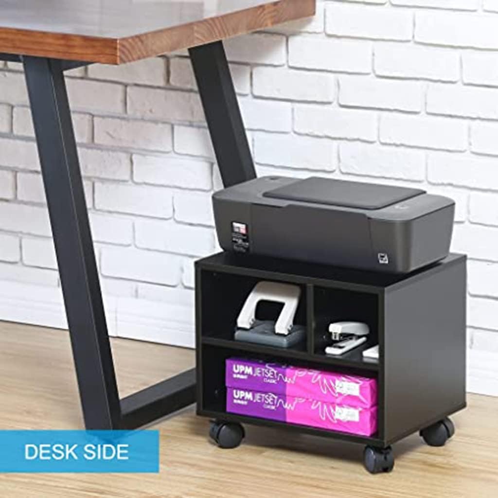 Black Rolling Printer Cart X217282