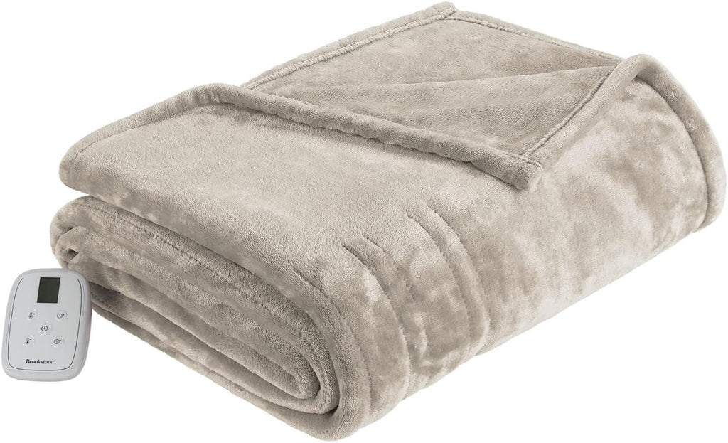 King Size Velvet Electric Heated Throw Blanket I3263