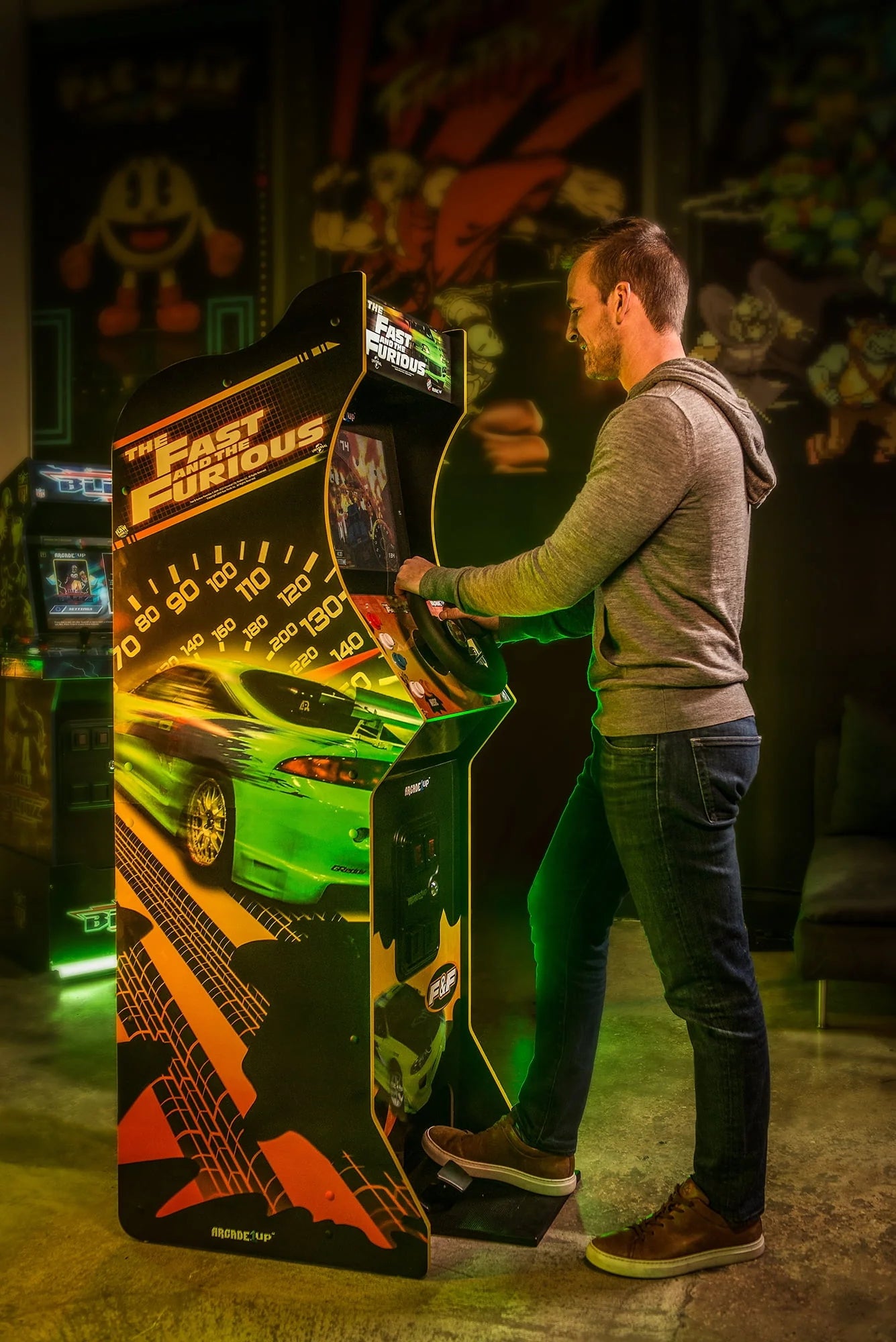 5-foot-tall stand-up arcade cabinet with 17-inch LCD screen N887