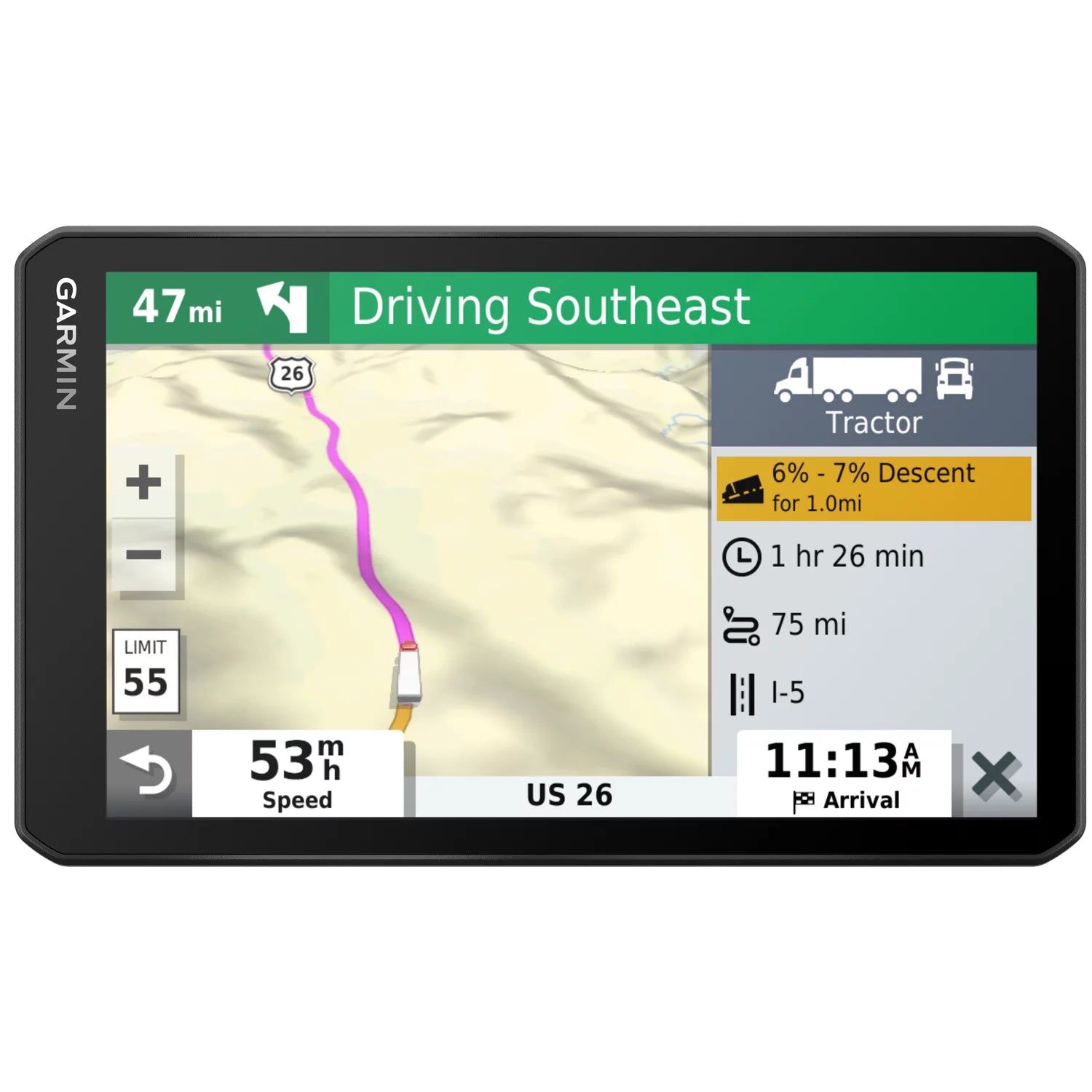 7" GPS Truck Navigator with Accessory Bundle Z836331