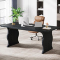 Black 63" Executive Desk N74182