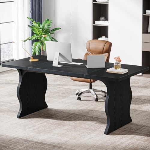 Black 63" Executive Desk N74182
