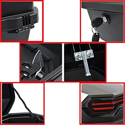 Green Motorcycle Trunk 40X40X28 cm Top Box N957717