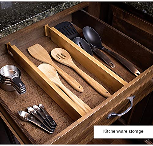 Bamboo Drawer Dividers Set of 4 Adjustable 13"-17" G668
