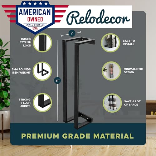 White Blanket Wall Rack L118