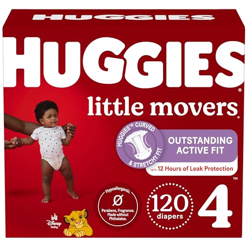 Size 5 Baby Diapers, 120 Count (2 Packs of 60) E5222
