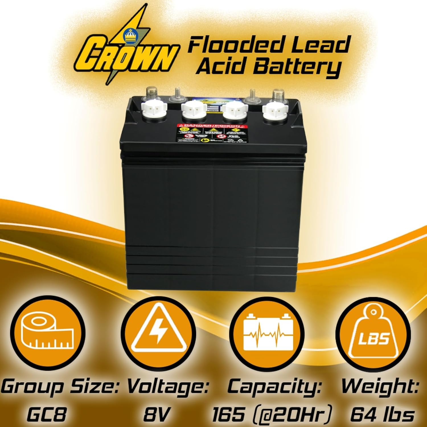 8V Deep-Cycle Flooded Battery Y54937