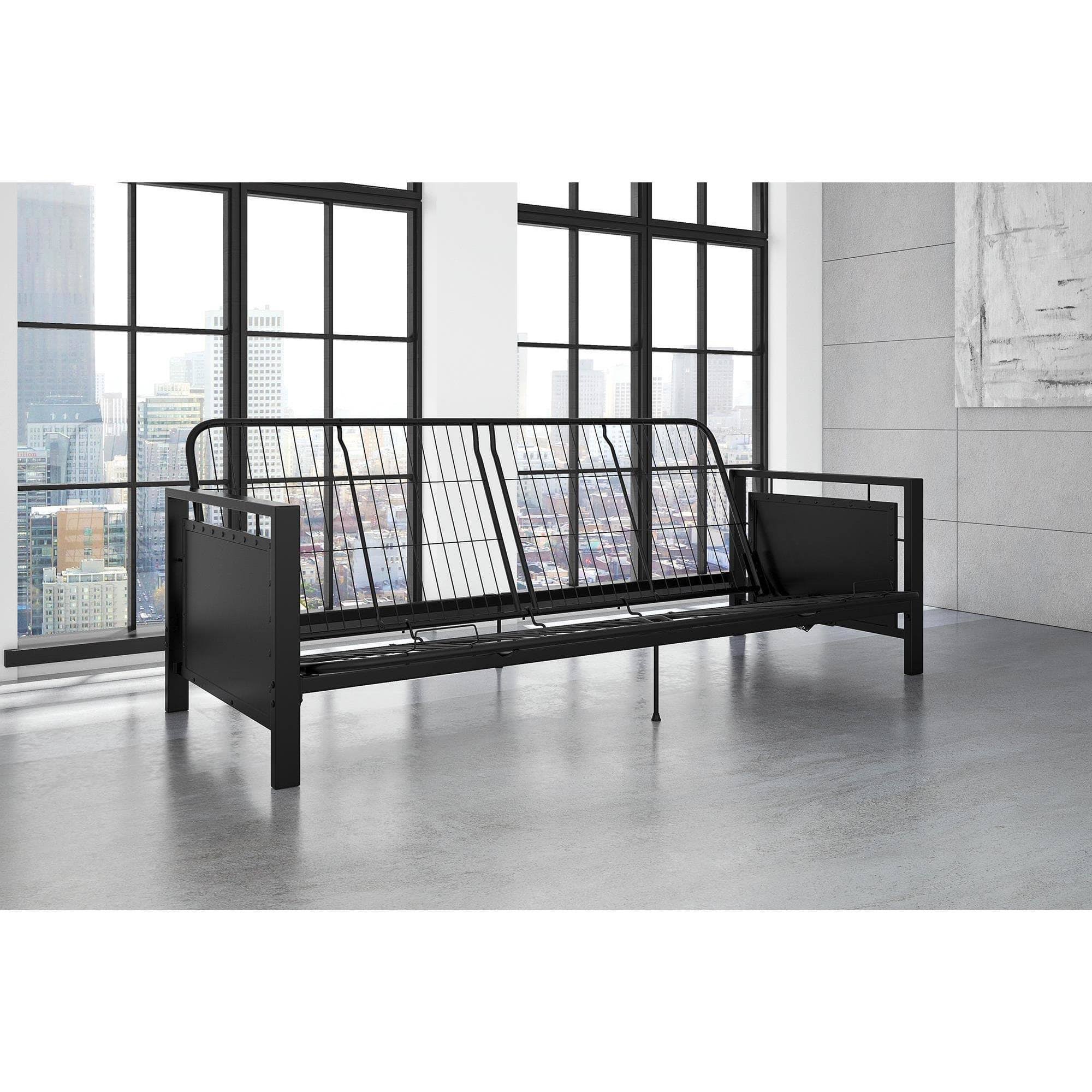 Black Metal Futon Frame H8767