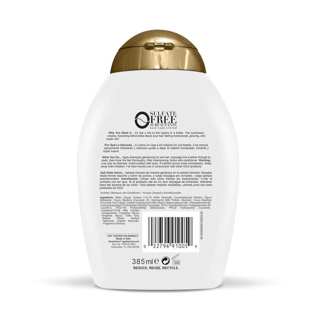 Nourishing Shampoo, Coconut Milk, 13 Ounce (Pack Of 2) P250176