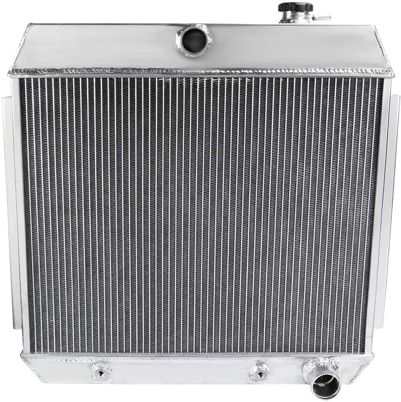 62mm 3Row Aluminum Radiator For 1955-1957 Chevy Bel Air Nomad V8 MT I32446