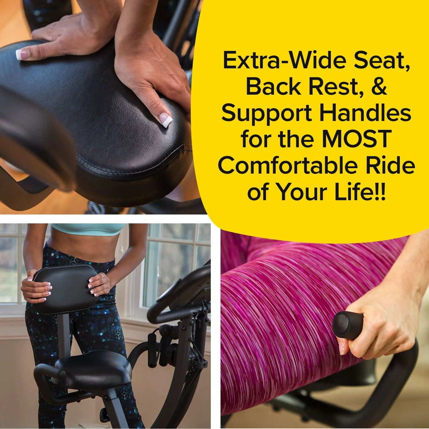 Folding Indoor Exercise Bike C87381