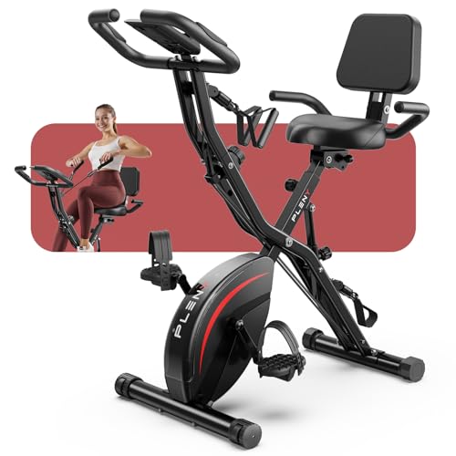 5 IN 1 Folding Exercise Bike with 6.6 LBS Flywheel Z485635
