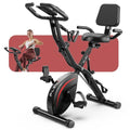 5 IN 1 Folding Exercise Bike with 6.6 LBS Flywheel Z485635