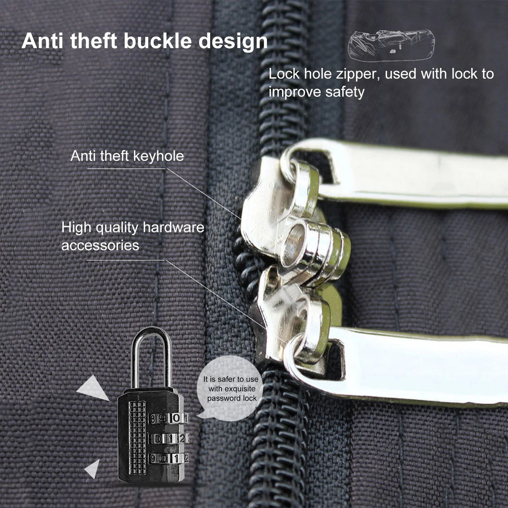 60L Waterproof Roll Top Duffel with Carry Straps H548637