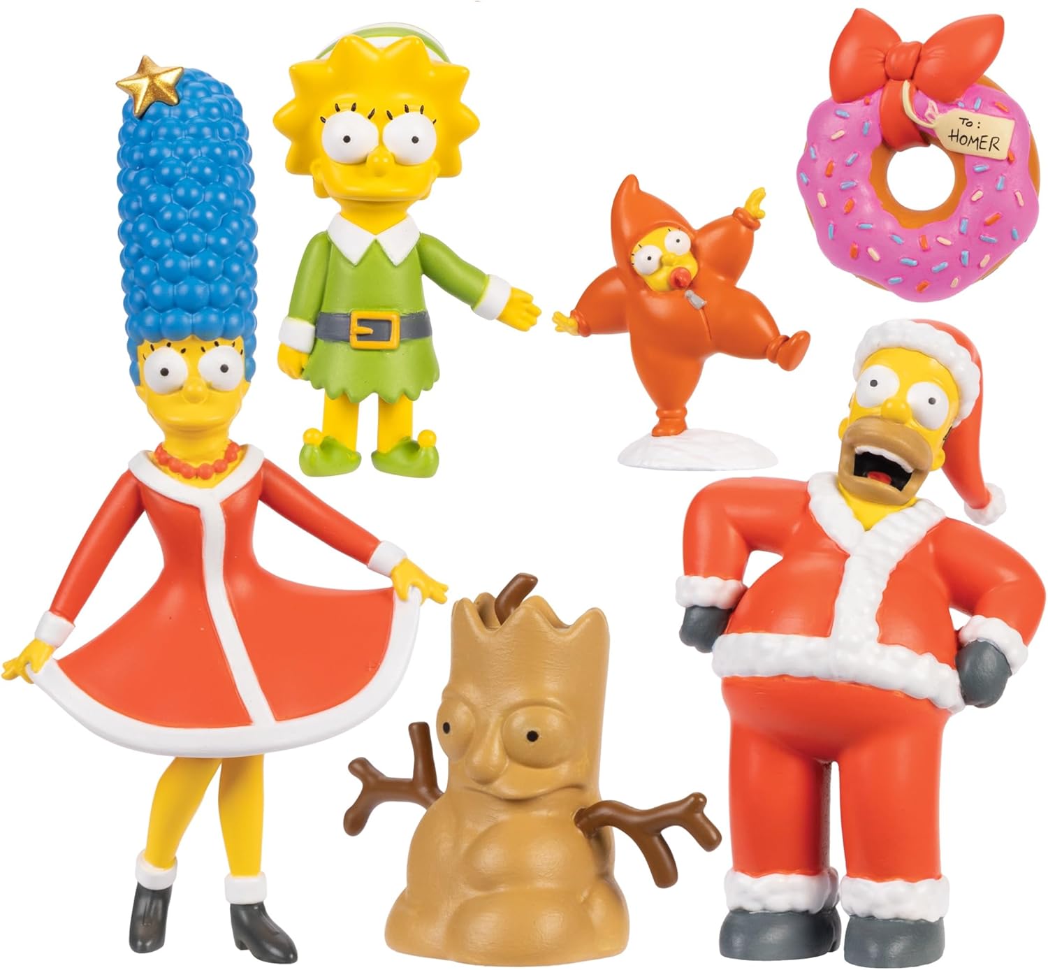 Disney The Simpsons Advent Calendar Holiday 2024-24 Days of Surprises with Mystery Characters and Accessories Approximately 1.5 Inch Scale Action Figures P72216