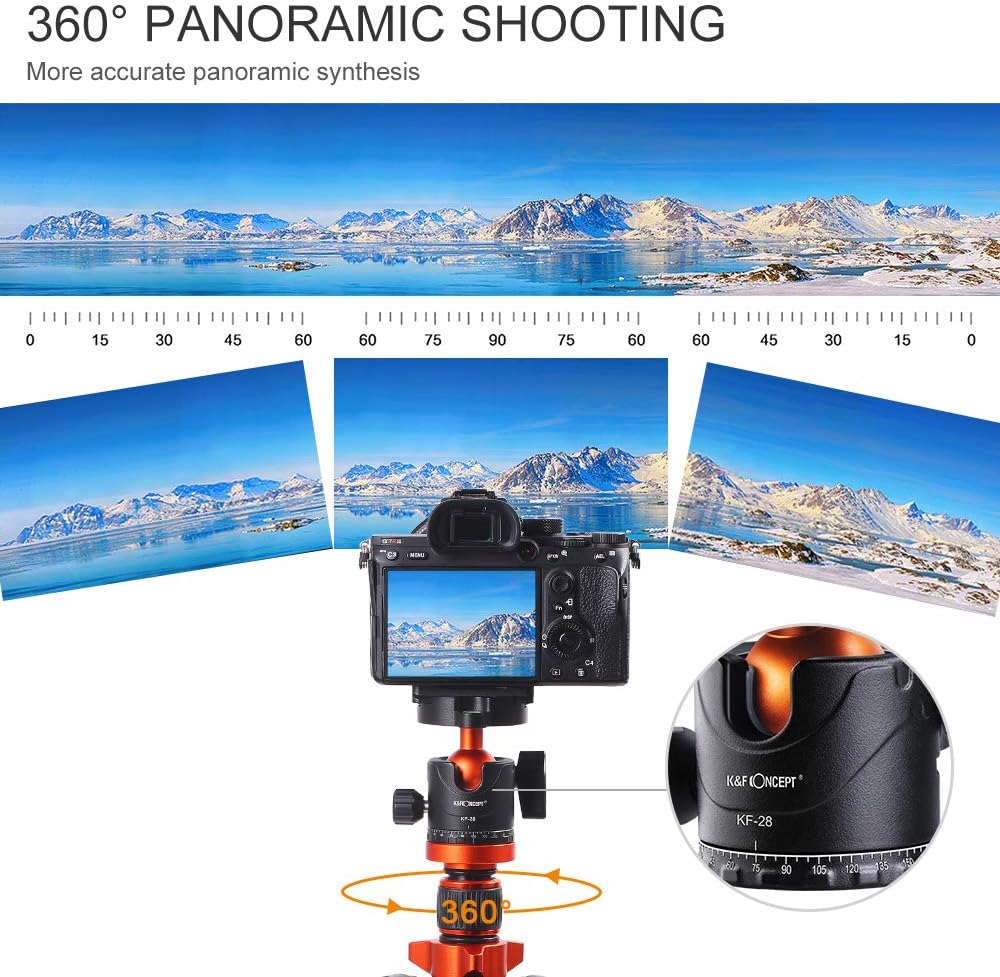 67 inch Compact Travel Tripod with Monopod U551