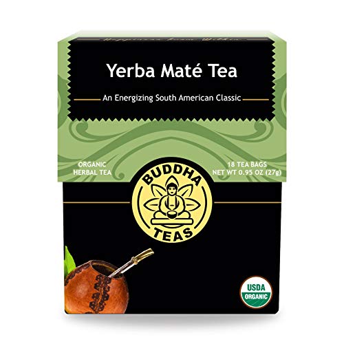Organic Yerba Mate Tea, 18 Bleach-Free Tea Bag N9470