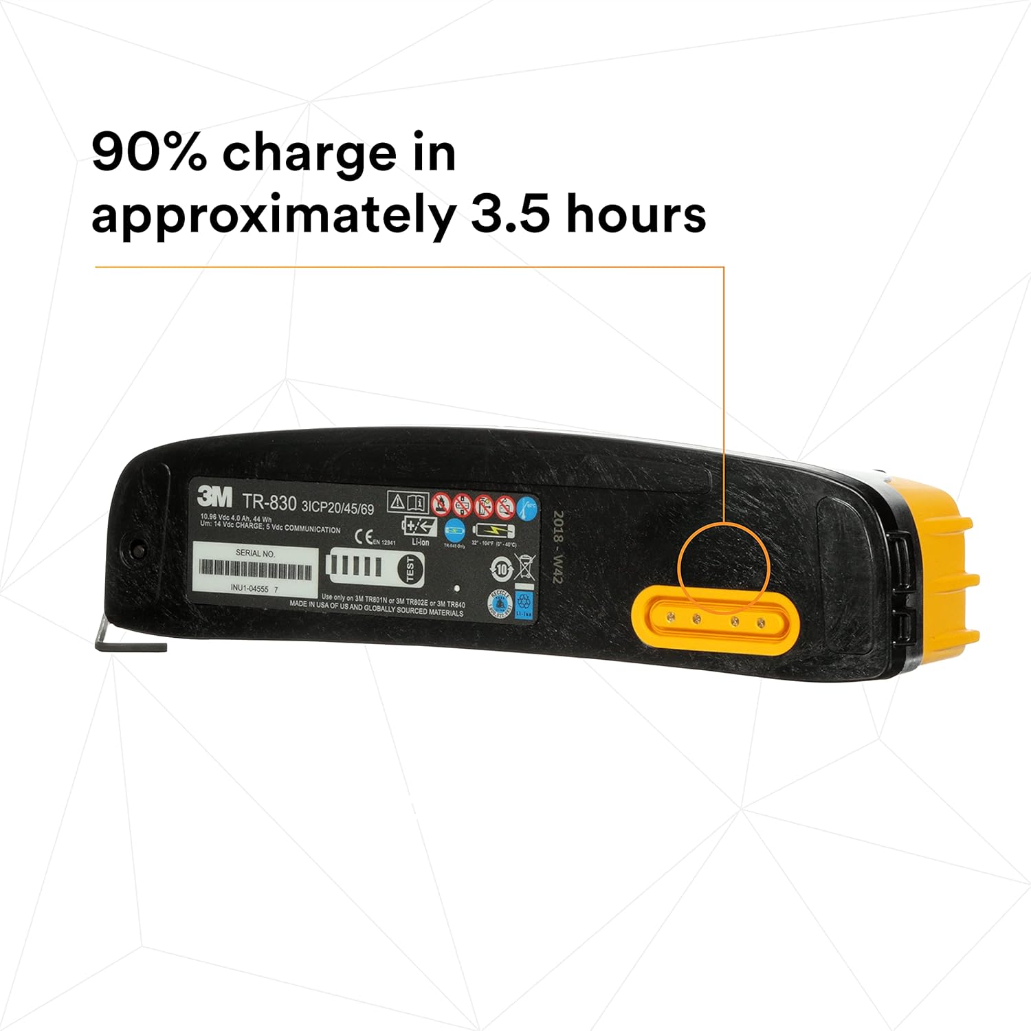 Intrinsically Safe Battery for TR-800 PAPR A681117
