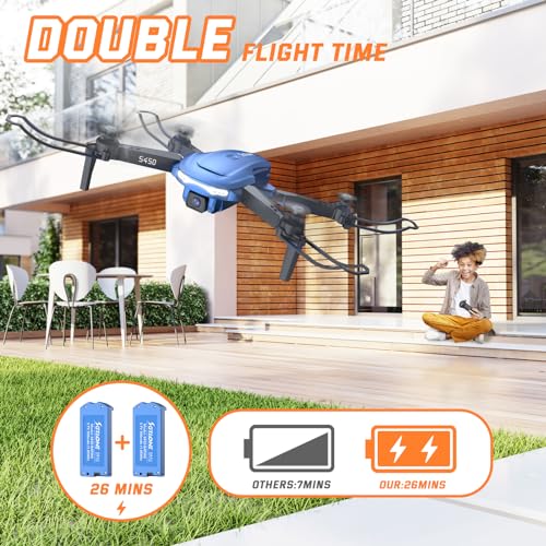 Mini Foldable FPV Drone with Camera 1080P and 2 Batteries H40101