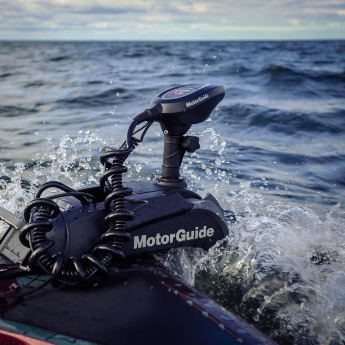 54-inch Shaft 80-Pound Peak Thrust Wireless Bow Mount Trolling Motor G66974