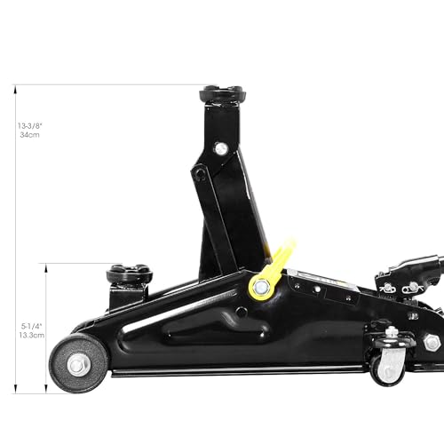 2 Ton Hydraulic Floor Jack with 2 Jack Stands V212