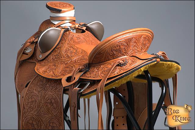16 in Western Horse Wade Saddle Leather C594