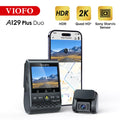 2K 1440P 60FPS + 1080P 30FPS Dashcam Front and Rear T1040