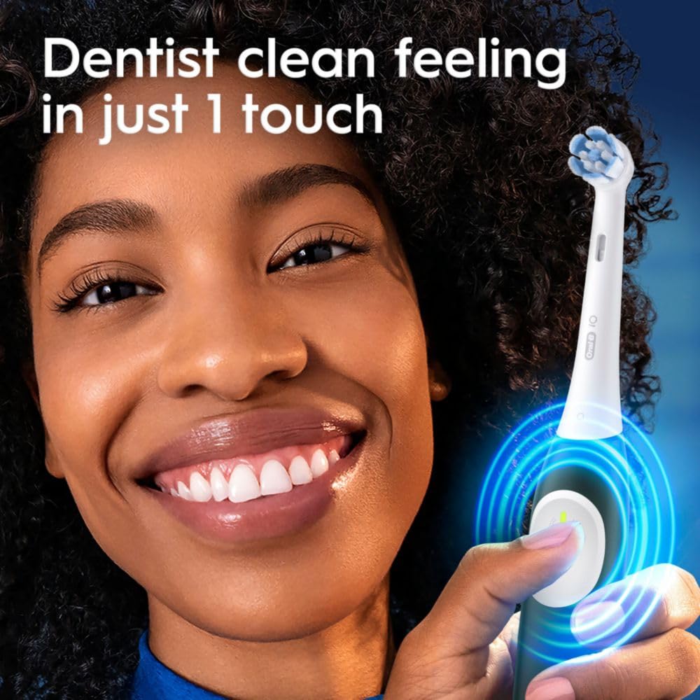 Forest Green Rechargeable Electric Toothbrush with 2 Brush Heads Q9683