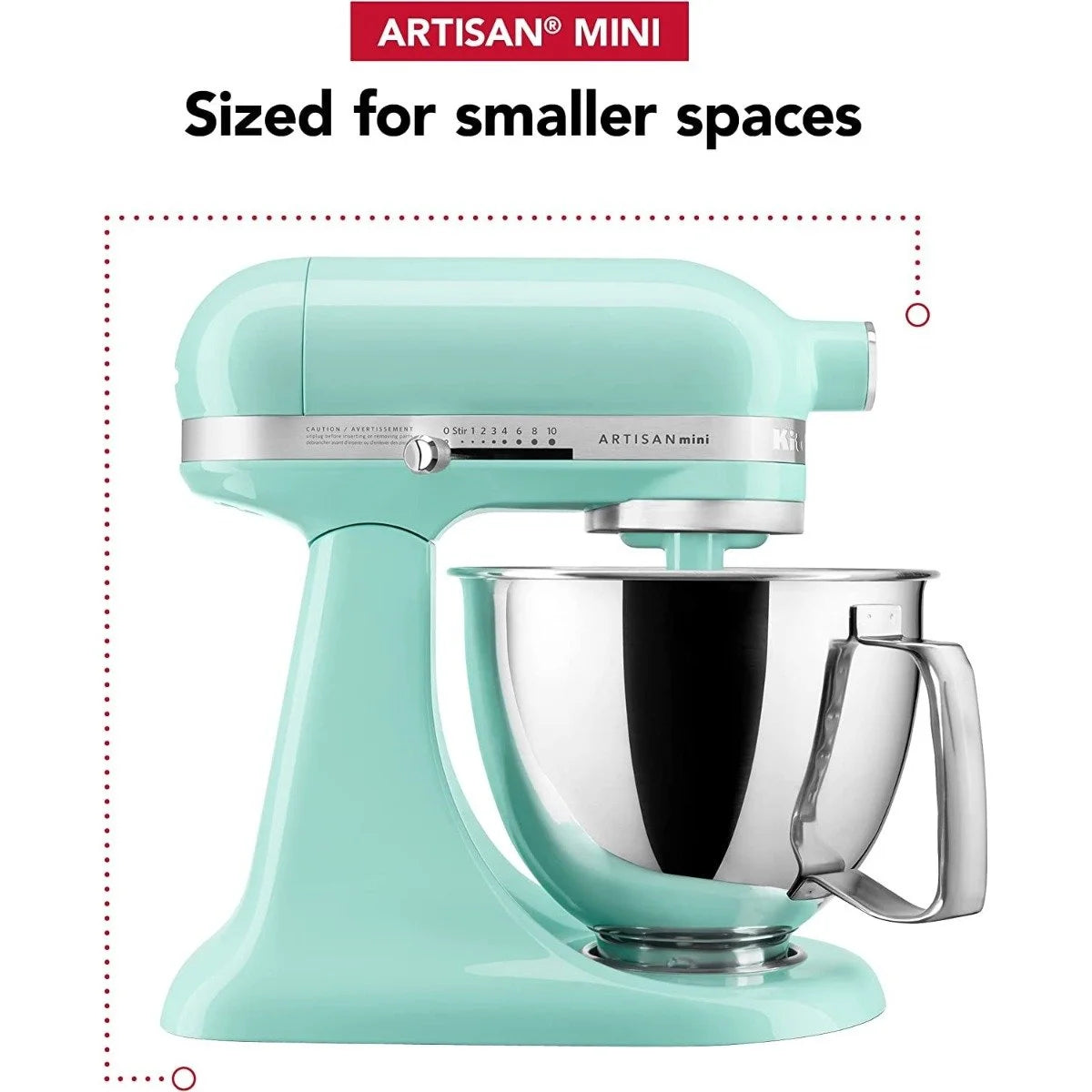 3.5-Quart Ice Blue Tilt-Head Stand Mixer Z43573