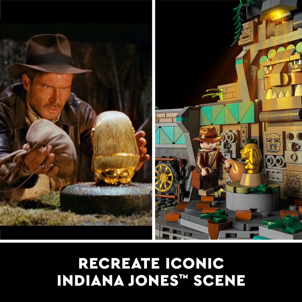 LEGO Indiana Jones Temple of the Golden Idol 77015 Building Project, includes 4 minifigures R745