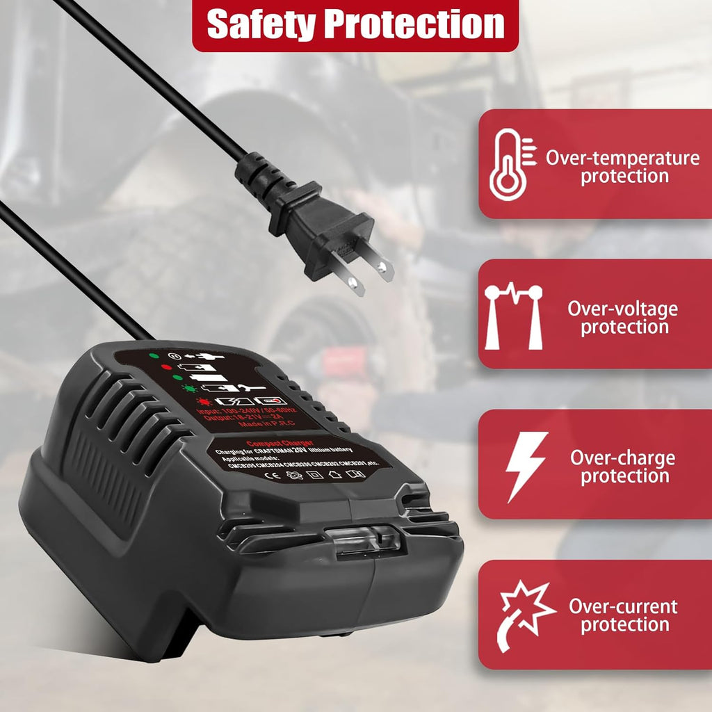 20V Lithium-ion Battery Charger with 2A Output S862663