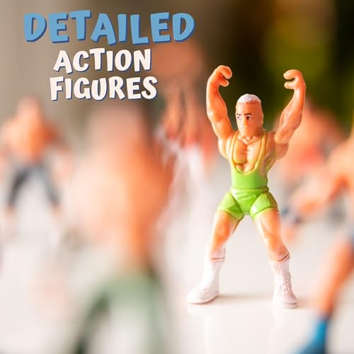 32-Piece 2" Wrestling Action Figures with Wrestling Ring O29969