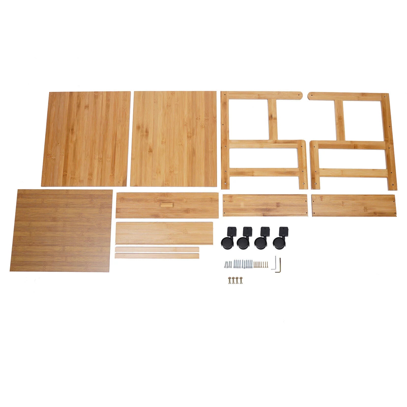 2-Tier Mobile Printer Stand with Wheels N25823