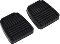 2Pcs Car Rubber Clutch Brake Pedal Pads Covers X92909