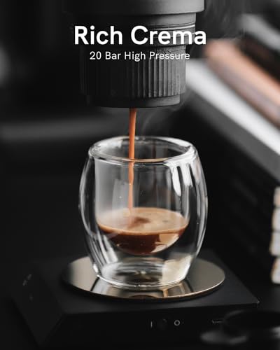 Portable Electric Espresso Machine, Travel Coffee Maker, Self-Heating with USB-C, 12V, with Ground Coffee & NS Capsule X632198