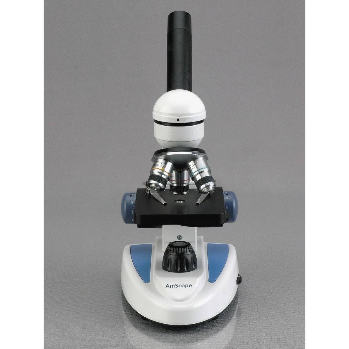 40X-1000X Metal Glass Student Microscope with USB Digital Camera J5529