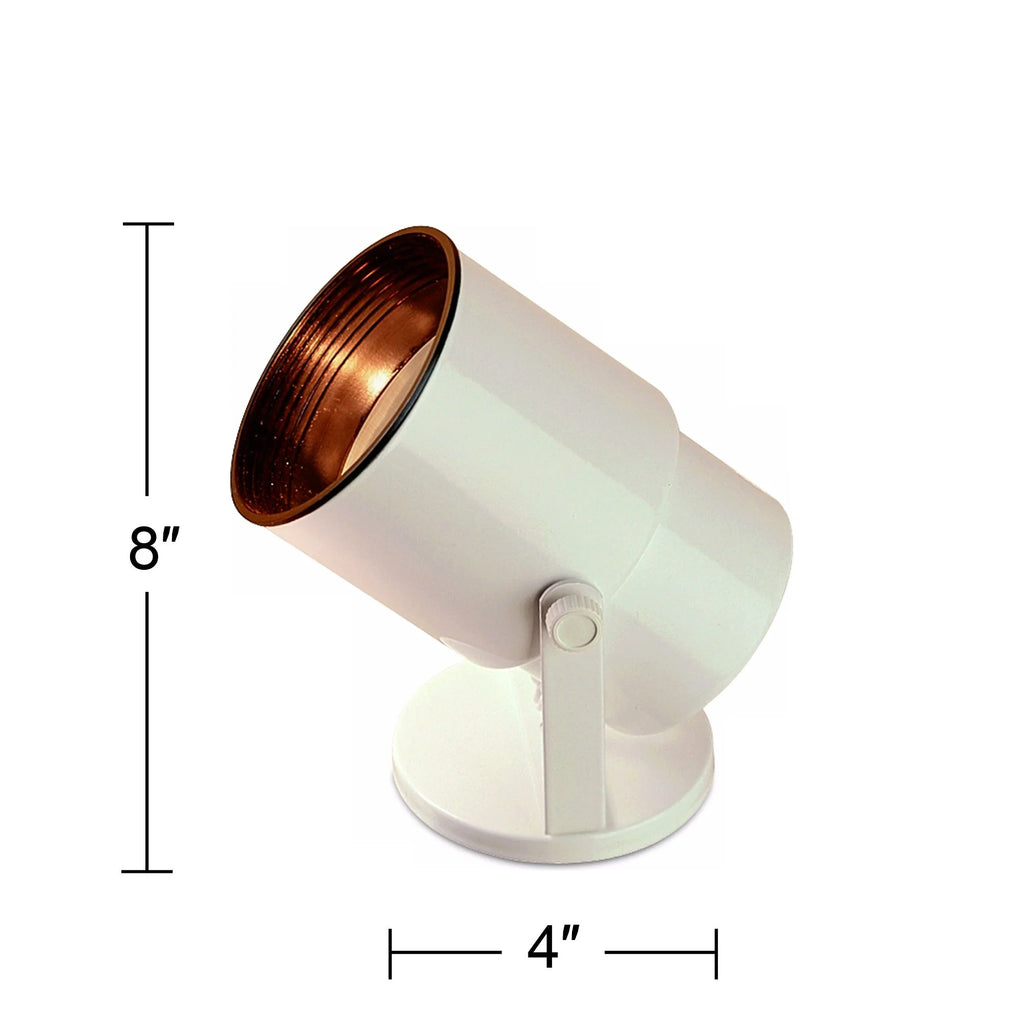 Gloss White Finish Indoor Accent Spot-Light 8" High U387188