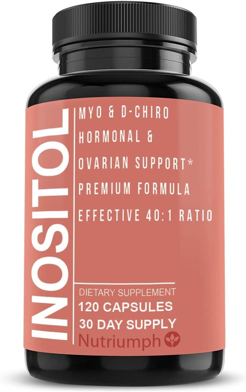 120 Capsules Myo Inositol and D Chiro Inositol Supplement J68188