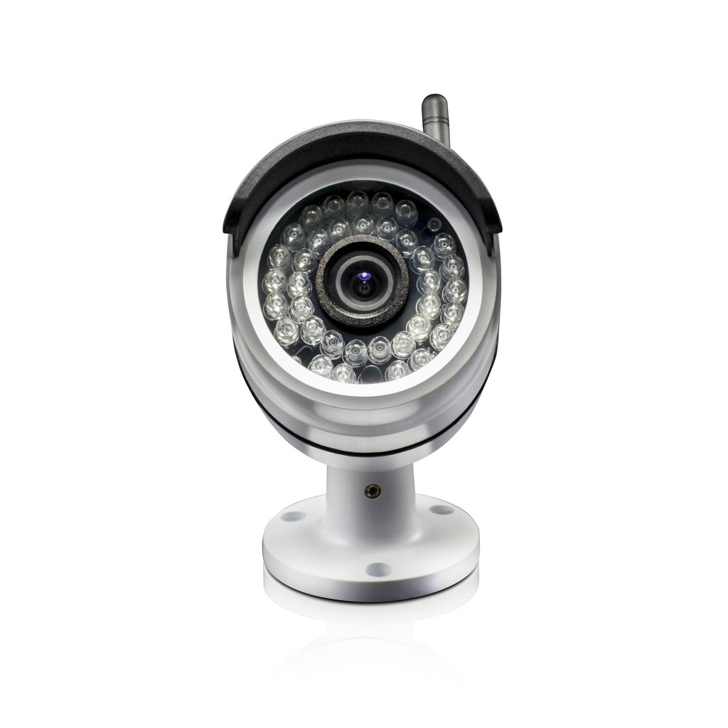 All-in-One Wi-Fi HD 4-Channel Monitor with 2 Outdoor Cameras Night Vision Wireless 7x22 LCD R807303