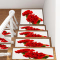 13+1 Stair Treads Carpet with Landing Stair Rugs Non-Slip Wooden Steps Stair Runner Rug Safety Mats W741