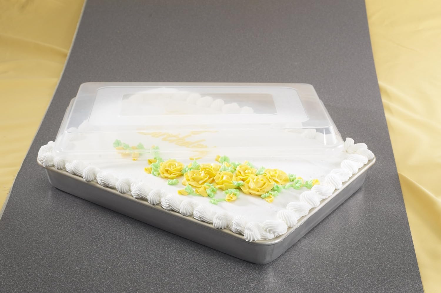 Silver High Sided Sheet Cake Pan Z36533