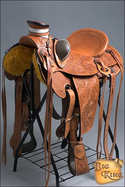 16 in Western Horse Wade Saddle Leather C594