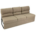 62" RV Jackknife Sleeper Sofa with Drop-Down Console Cloth Fabric E8229