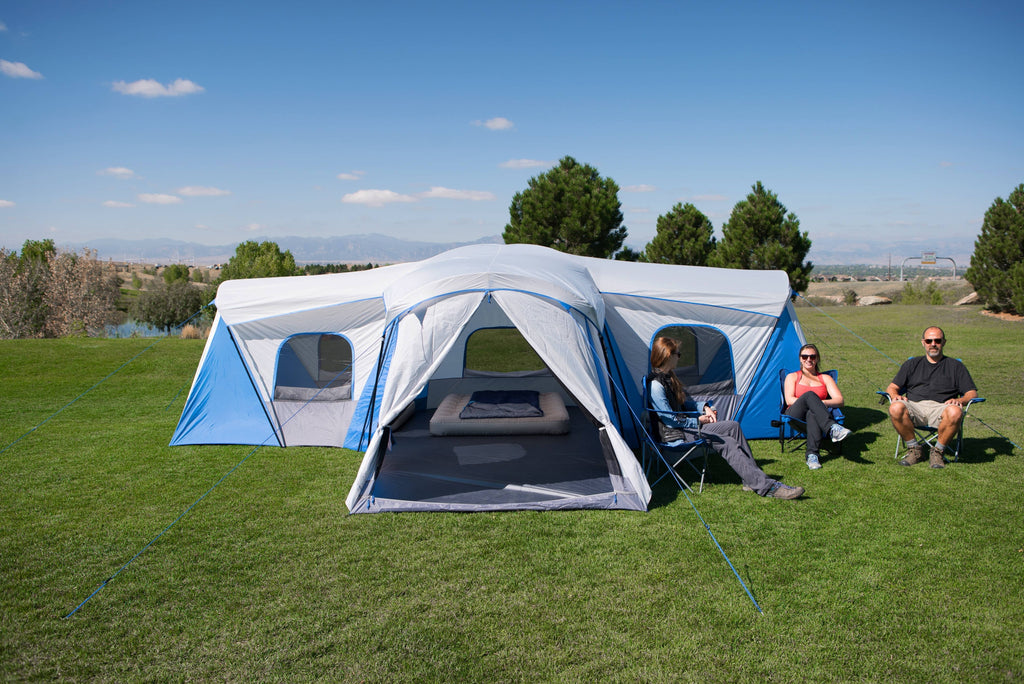 16-Person 3-Room Family Cabin Tent with 3 Entrances B83912