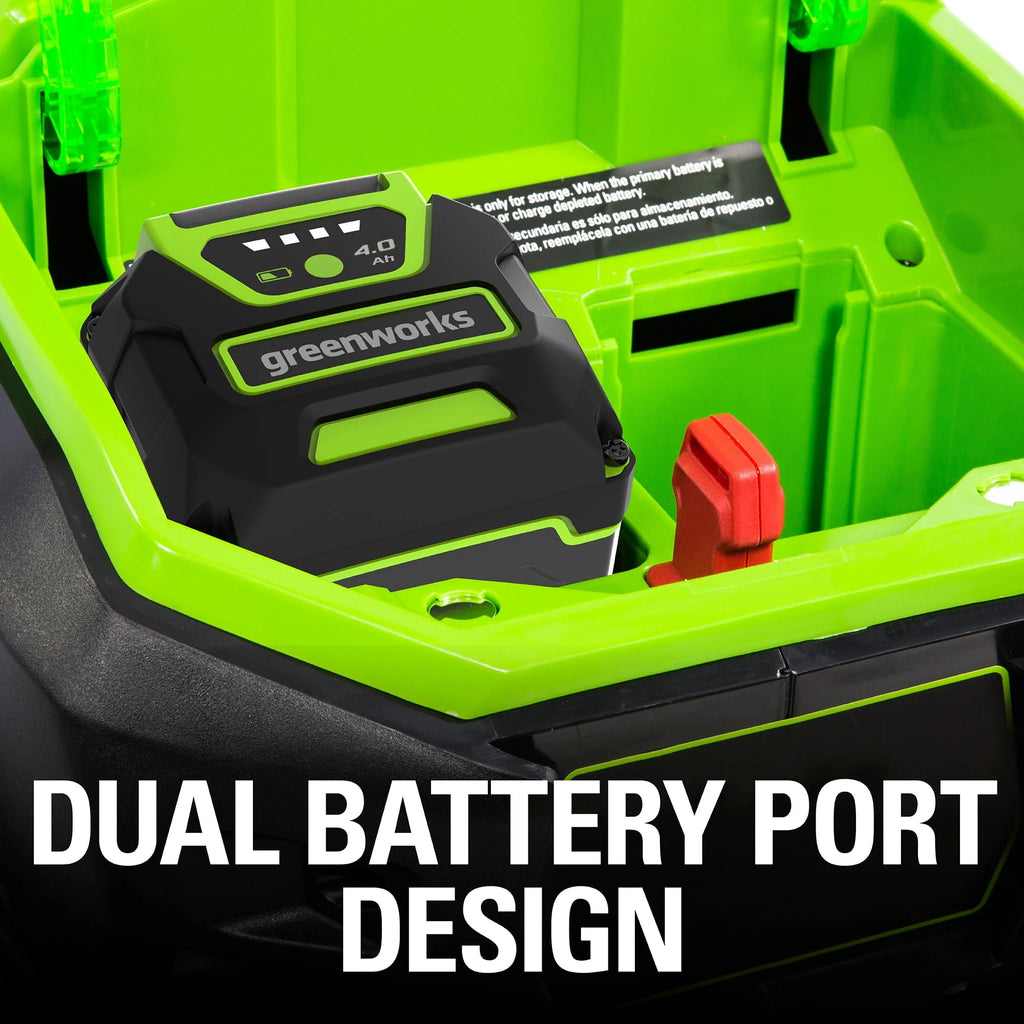 40V 20 Brushless Push Lawn Mower with 4.0 Ah Battery & Quick Charger V274871
