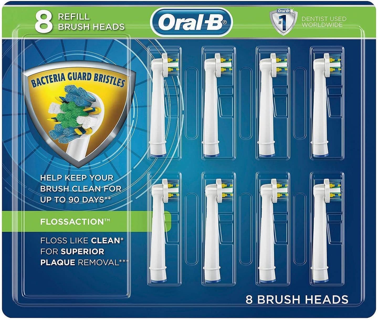 8 Pieces Replacement Brush Heads J6726