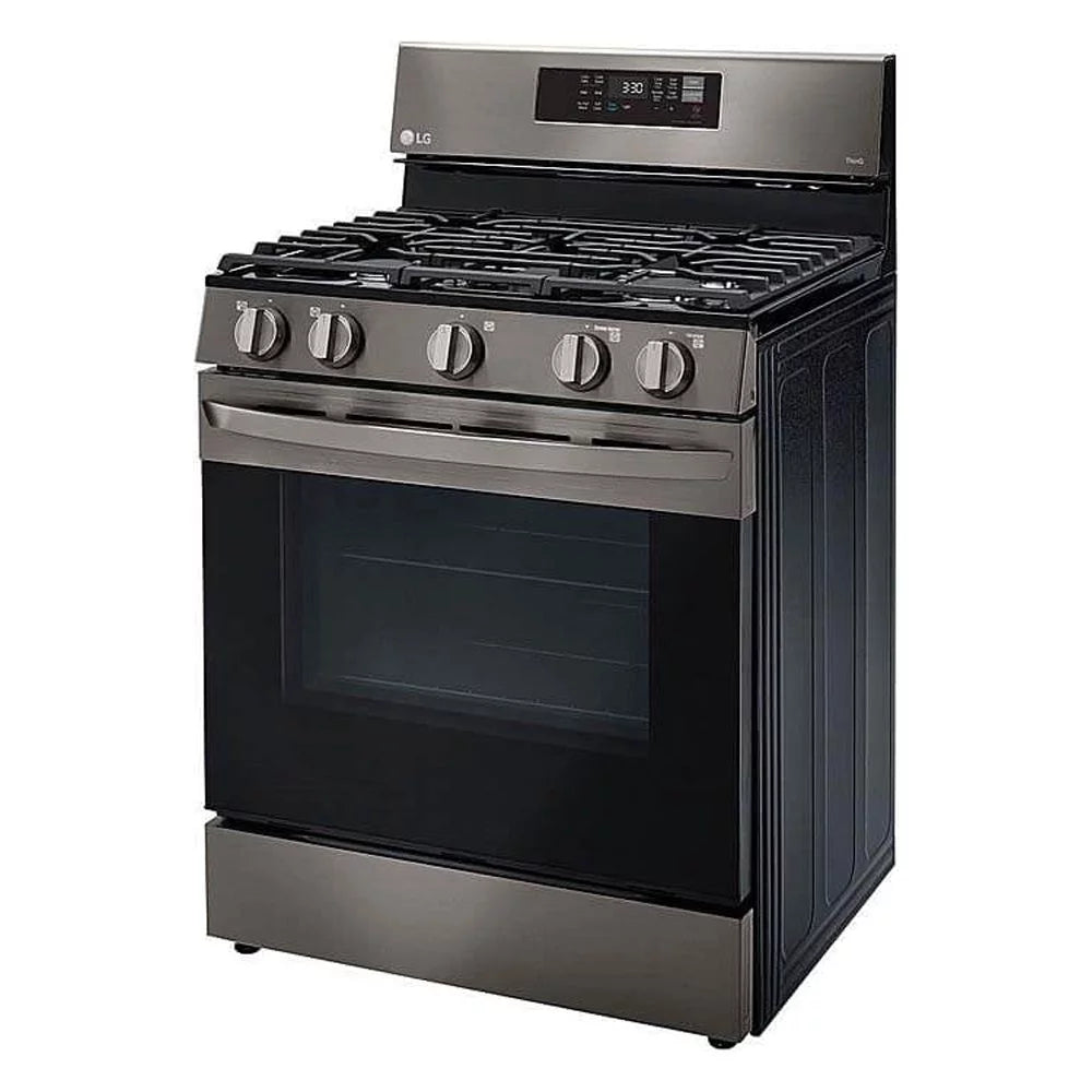 5.8 Cu. Ft. Black Stainless Gas Convection Range B82926