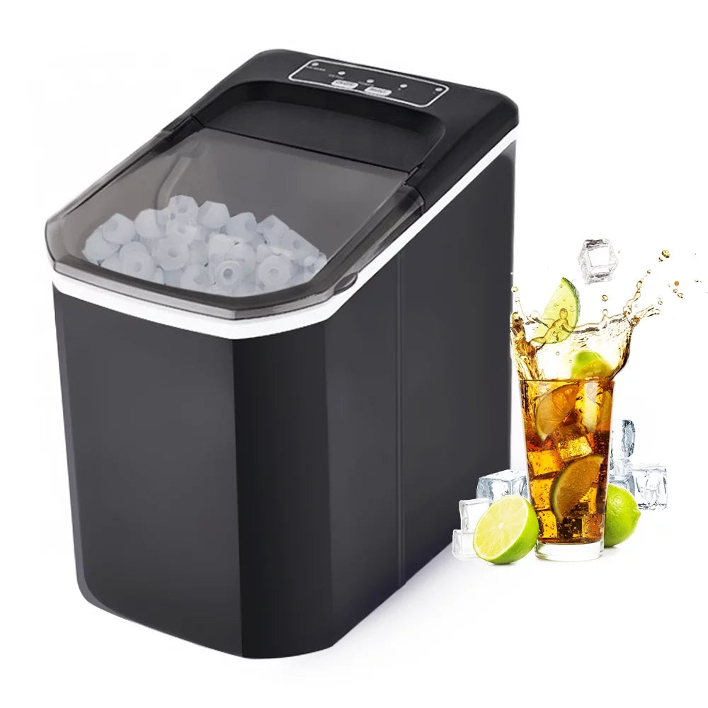 Countertop Ice Maker, 26lbs in 24Hrs, Self-Cleaning Ice Machine with Basket N680