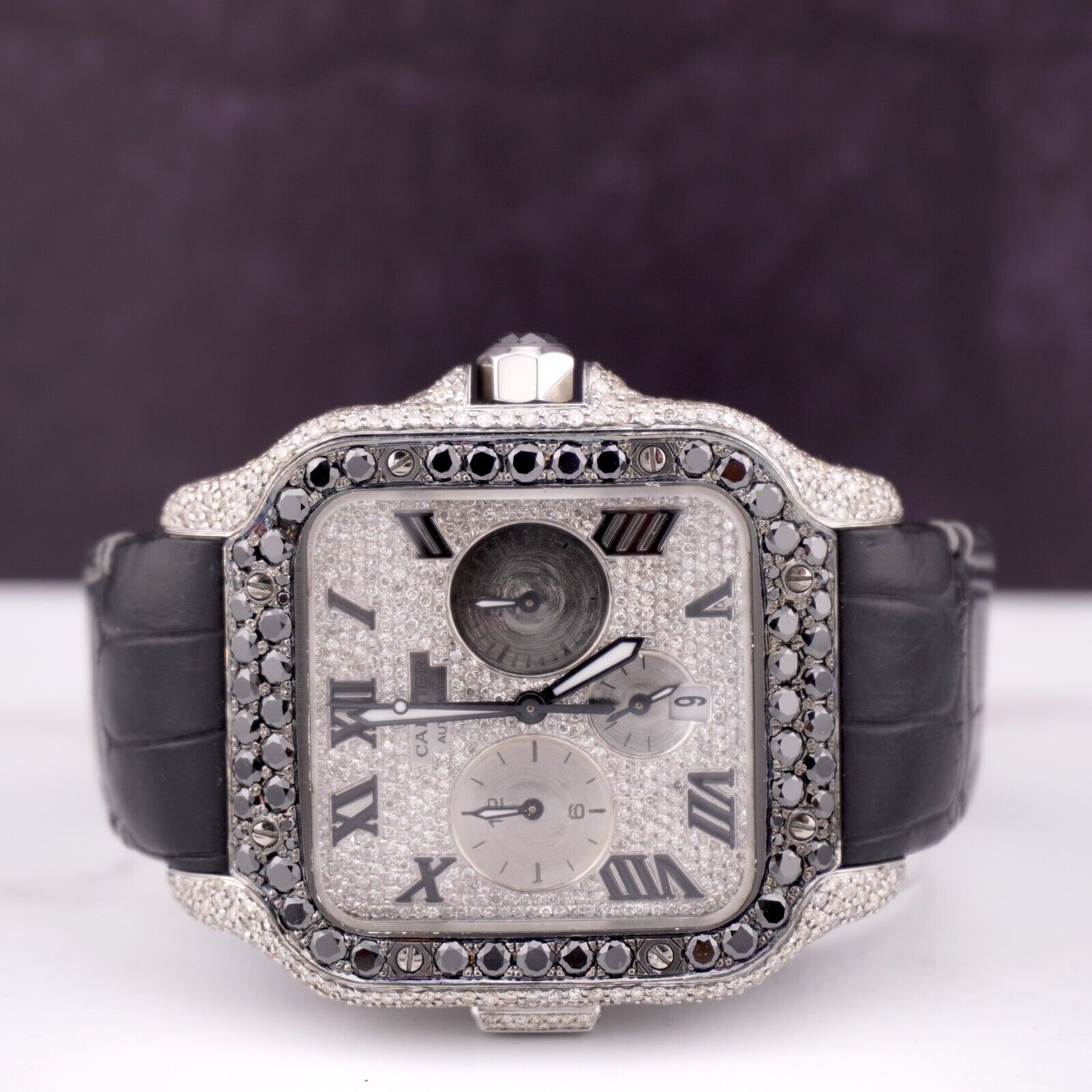 Steel Watch with Diamonds H58793